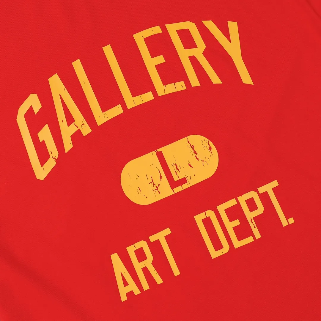 GALLERY.DEPT Summer new short-sleeved style No.: D3140#P106 Color: Black Red White Size: S M L XL